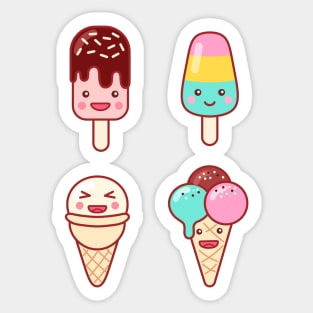 Ice Cream Emoji Medley #2 Sticker